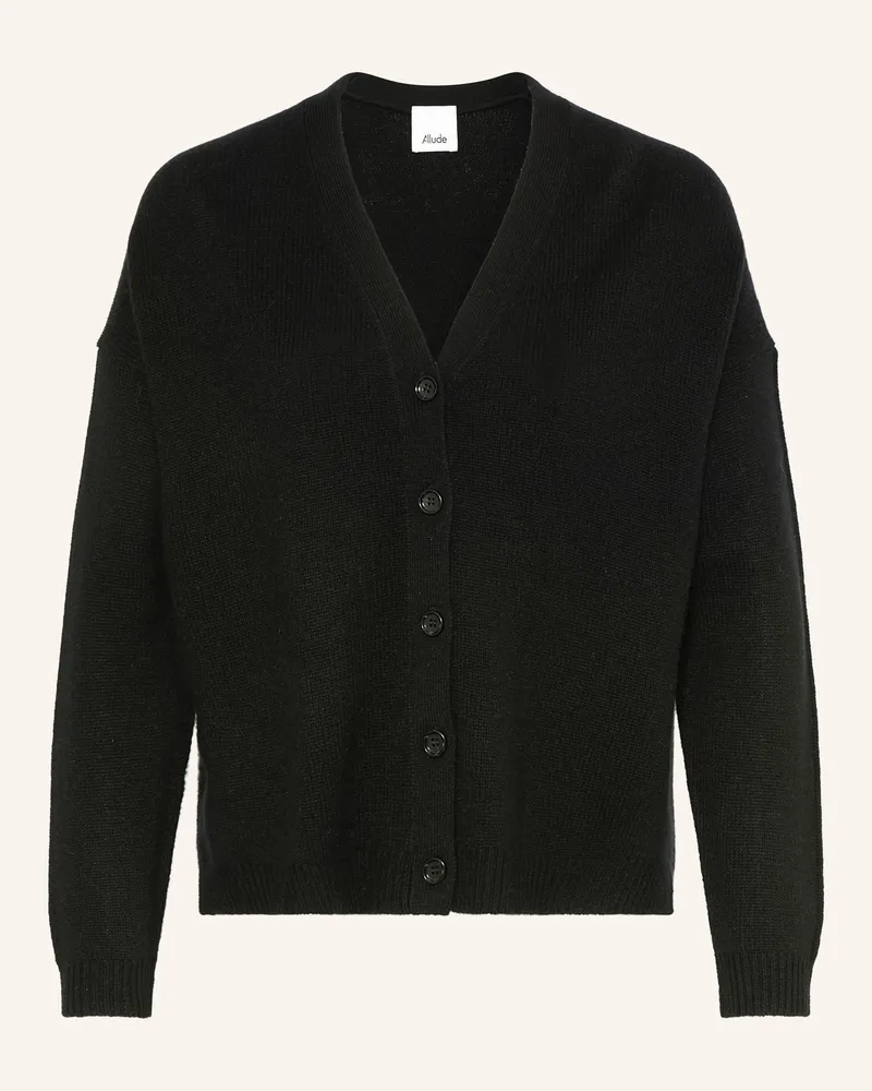 ALLUDE Strickjacke Aus Cashmere schwarz Schwarz