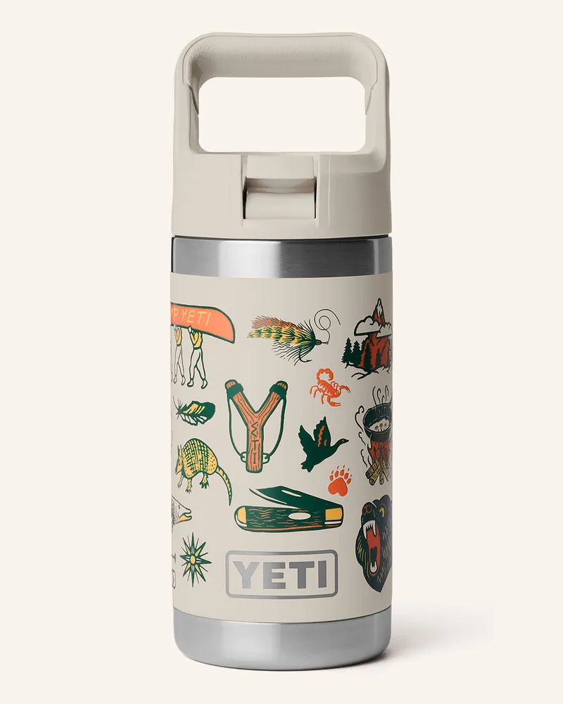 Yeti Isolierflasche Rambler® beige Grau