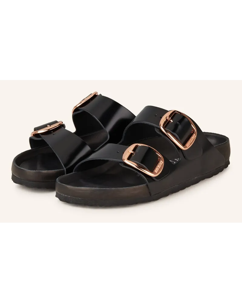 Birkenstock Pantoletten ARIZONA BIG BUCKLE - SCHWARZ Schwarz