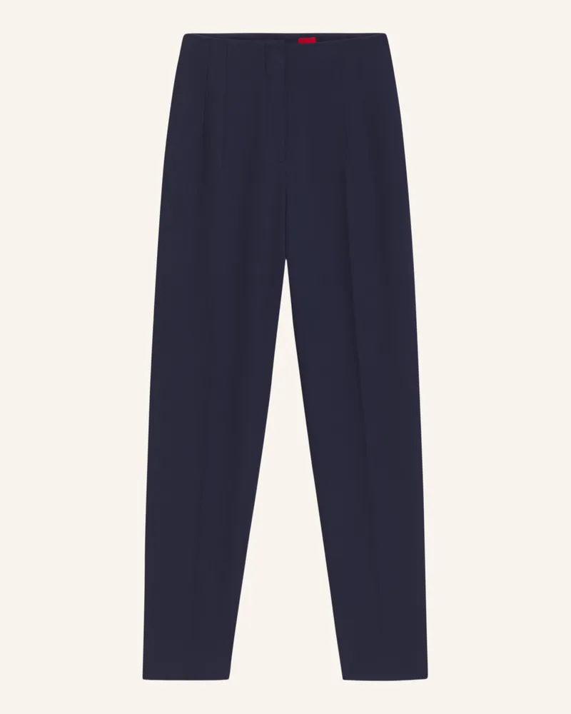 HUGO BOSS Business Hose HALUNIA Regular Fit Dunkelblau