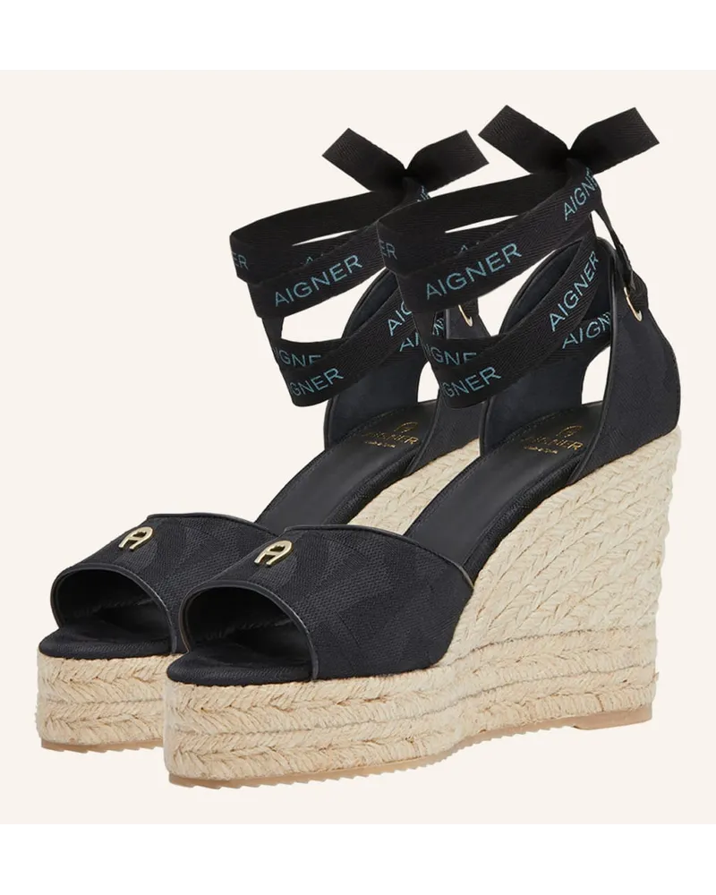 Aigner Espadrille Wedges CARMEN 1 - SCHWARZ Schwarz