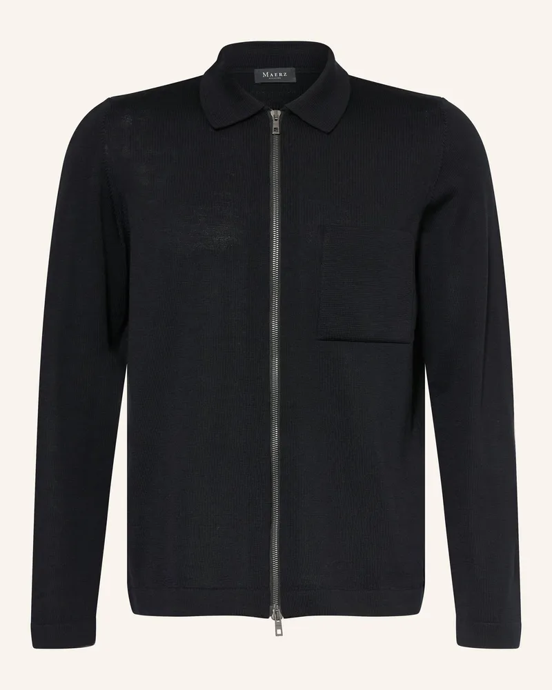 Maerz Strickjacke schwarz Schwarz