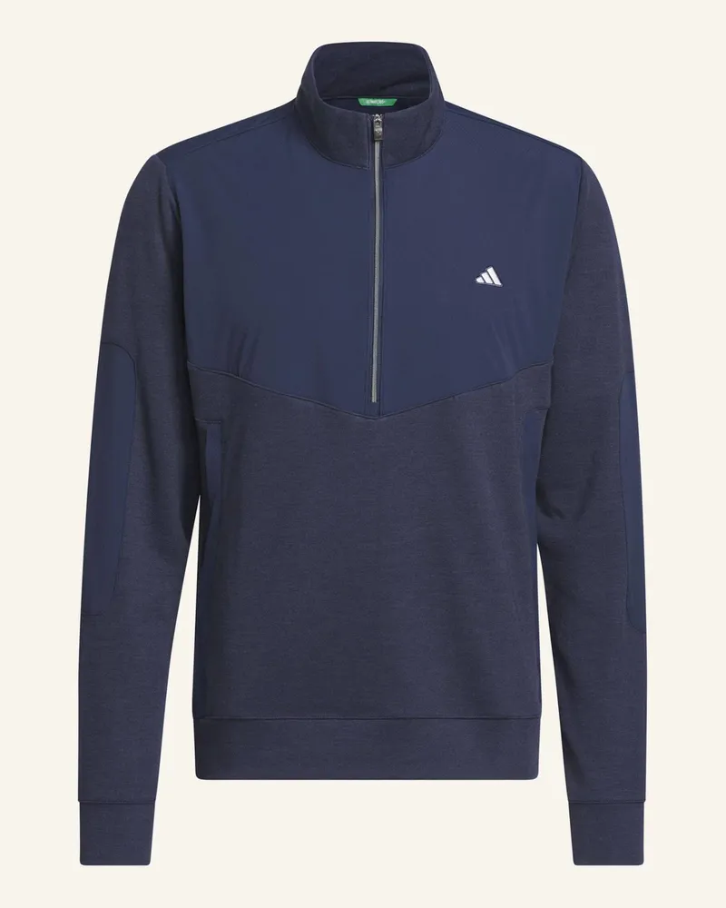 adidas ultimate365+ Course Control Hybrid Quarter-Zip Sweatshirt blau Blau