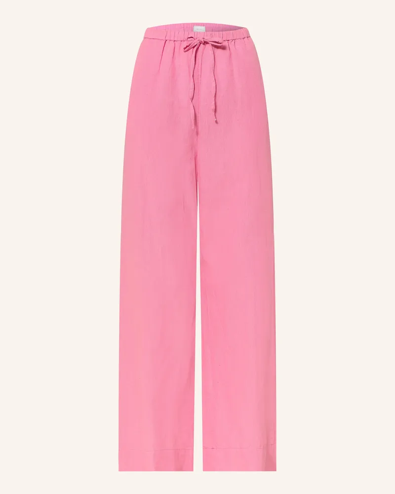 Neo Noir Marlenehose Heifa Mit Leinen pink Pink