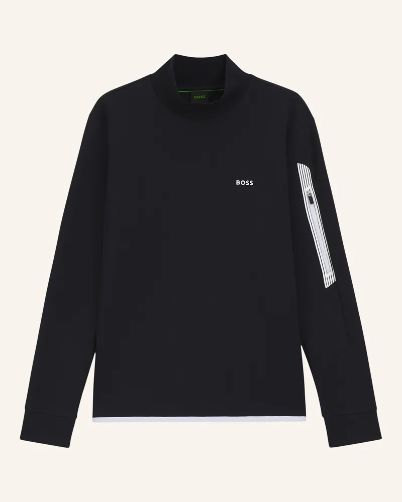 HUGO BOSS Sweatshirt Salbock 1_In Regular Fit blau Dunkelblau