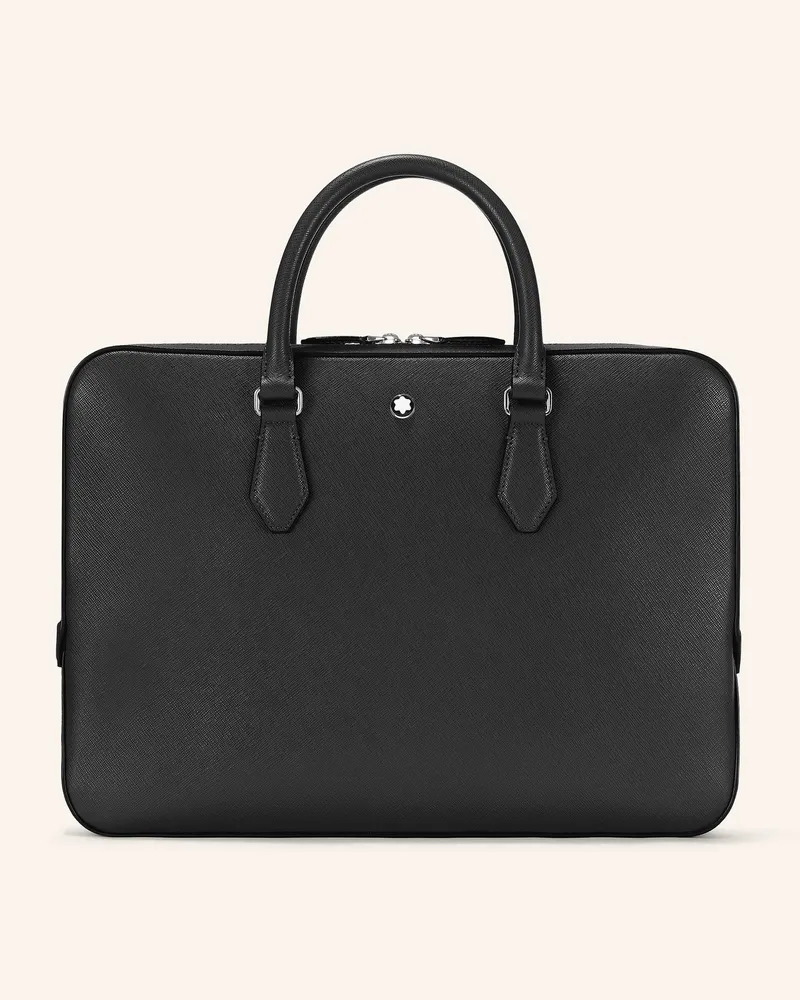 Montblanc Saffiano-Business-Tasche Sartorial schwarz Schwarz