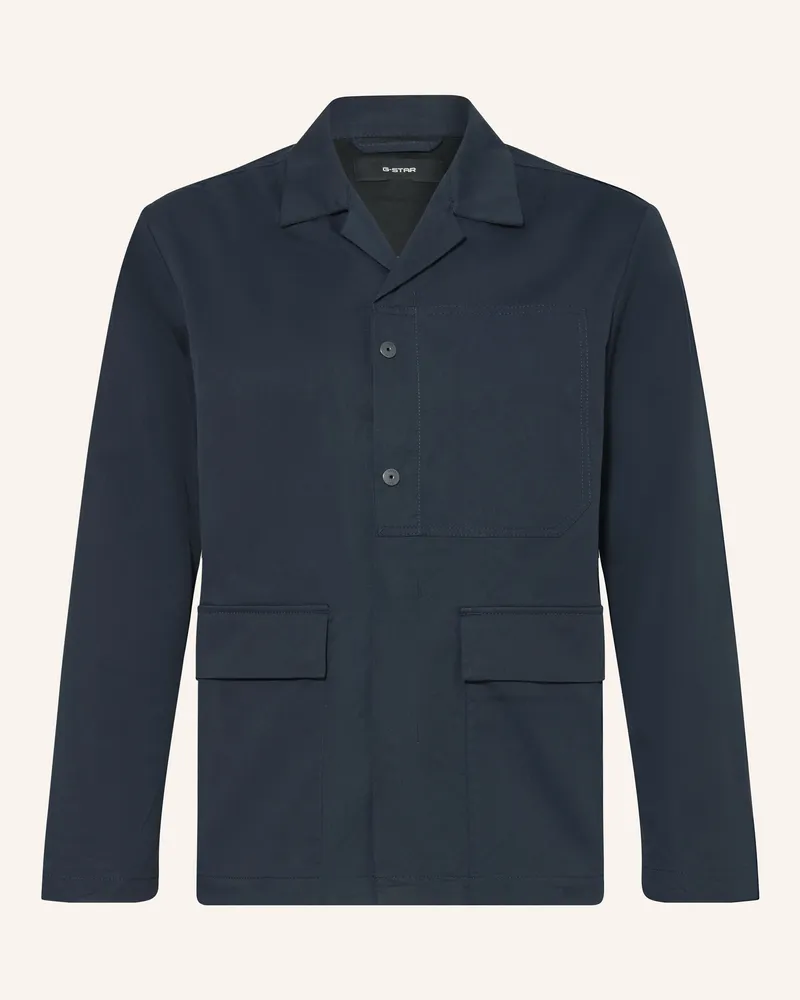 G-STAR RAW Overjacket Marseille schwarz Dunkelblau