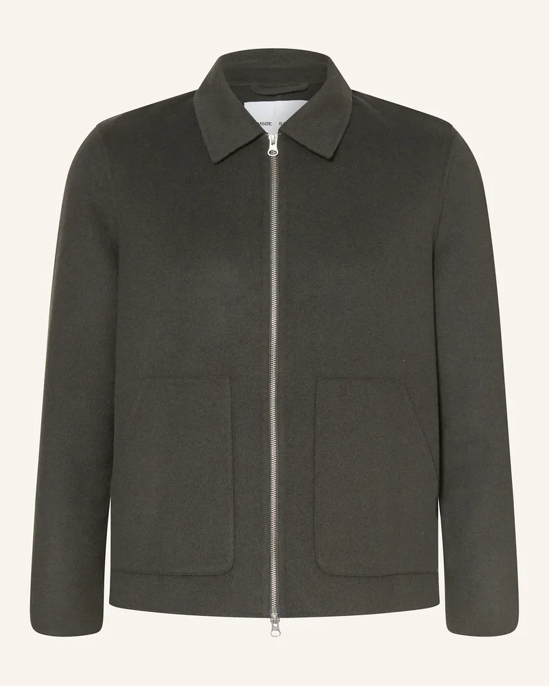 Samsøe & Samsøe Overjacket SAPAULO Dunkelgrün