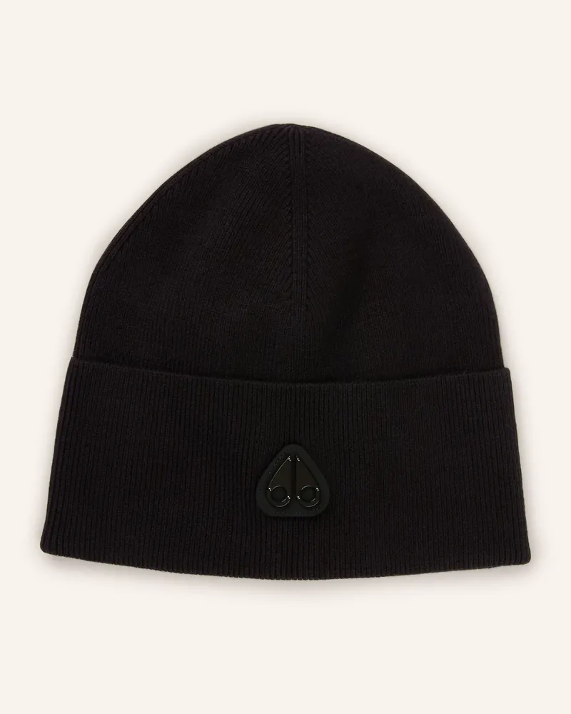 Moose Knuckles Mütze Frost schwarz Schwarz