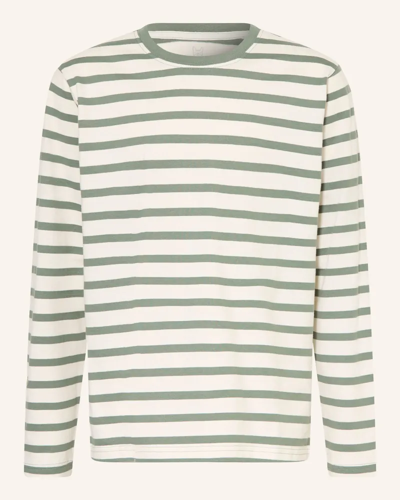 Jack & Jones Longsleeve gruen Weiss