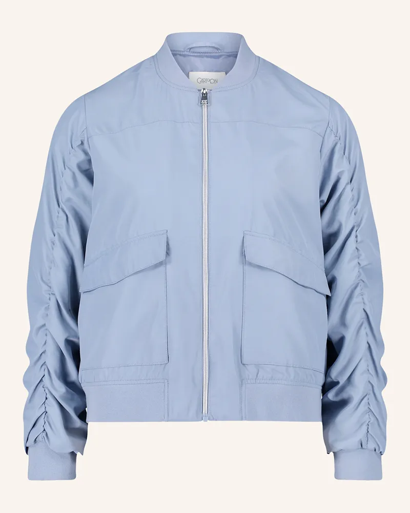 Cartoon Jacke Blaugrau