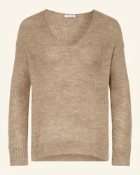 Mrs & HUGS Pullover mit Alpaka Beige