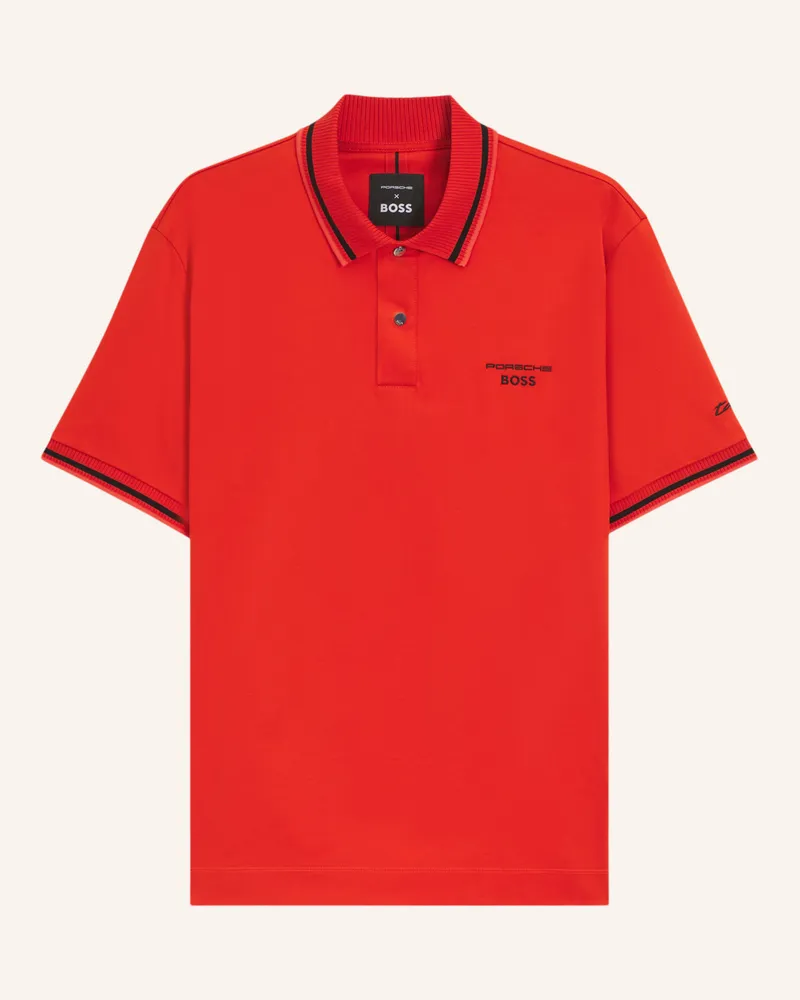 HUGO BOSS Poloshirt C-PARRIS 197_PS Regular Fit Dunkelorange