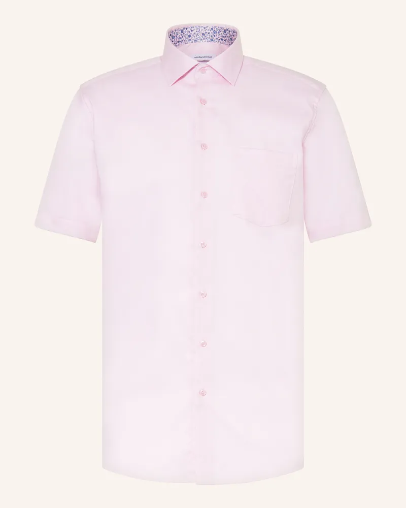 Seidensticker Kurzarm-Hemd Regular Fit Rosa