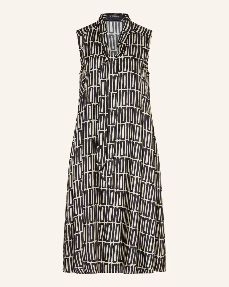 Max Mara Schluppenkleid JACKIE aus Seide Schwarz