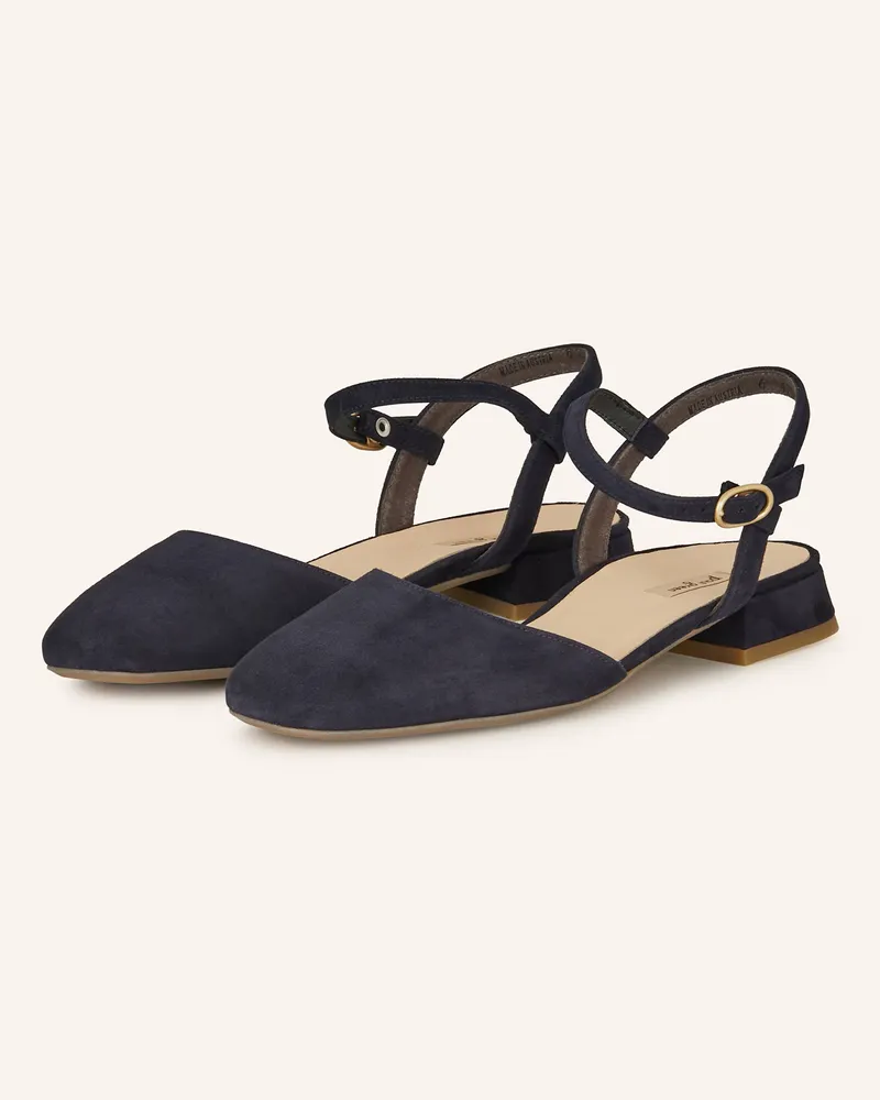 paul green Slingballerinas Dunkelblau