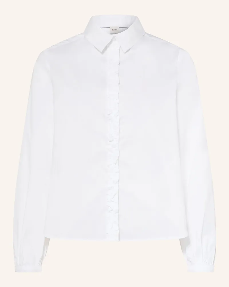 Brax Hemdbluse Frill Mit Rüschen weiss Weiss