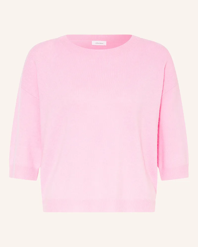 Darling Harbour Cashmere-Pullover mit 3/4-Arm Rosa