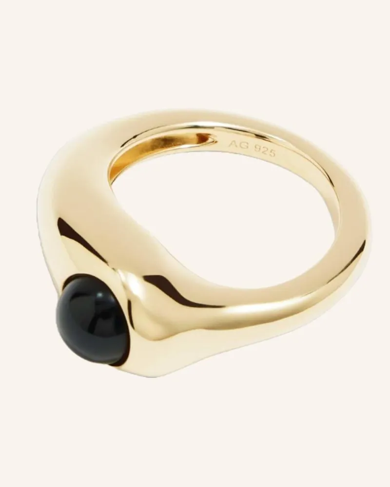 RAGBAG Ring DUALISM BLACK ONYX by GLAMBOU Gold