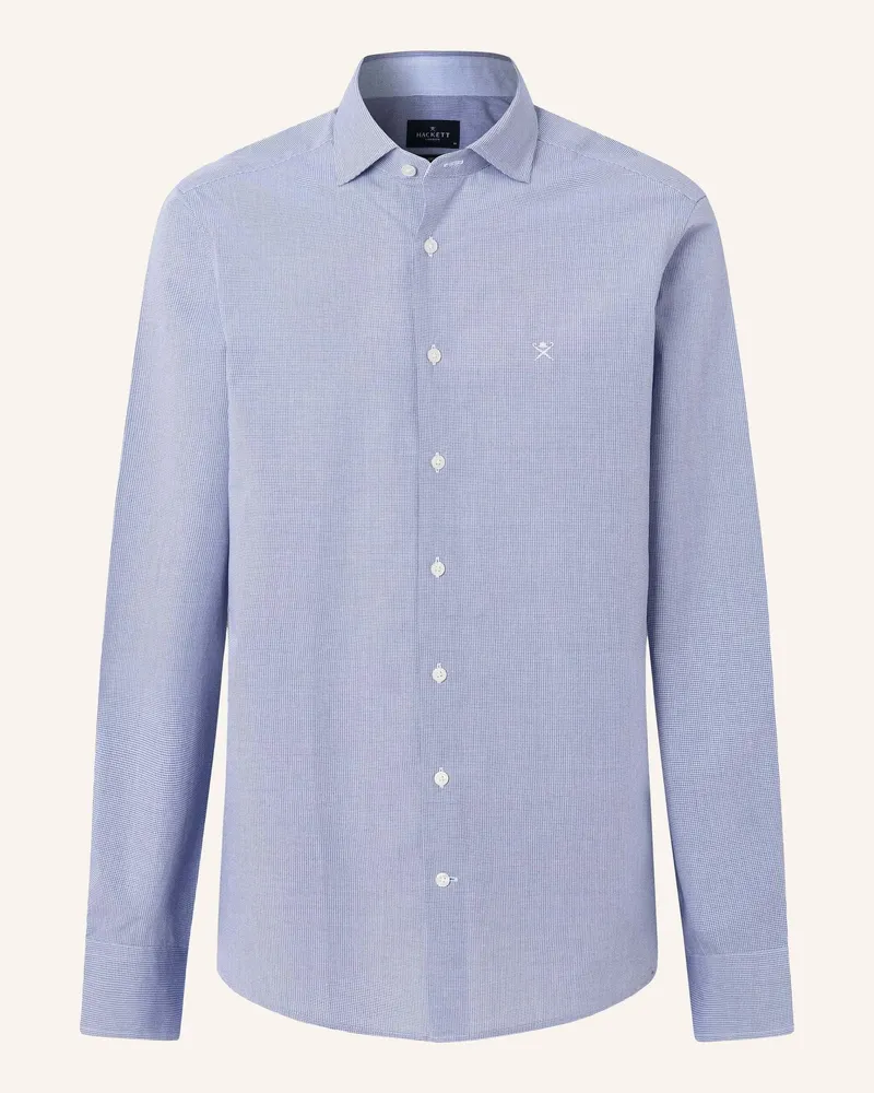 Hackett Freizeithemd City Gingham blau Dunkelblau