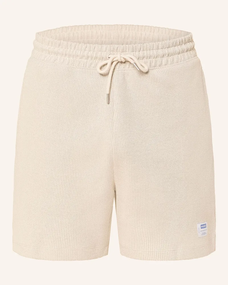 HUGO BOSS Sweatshorts NUWAFFLO Creme
