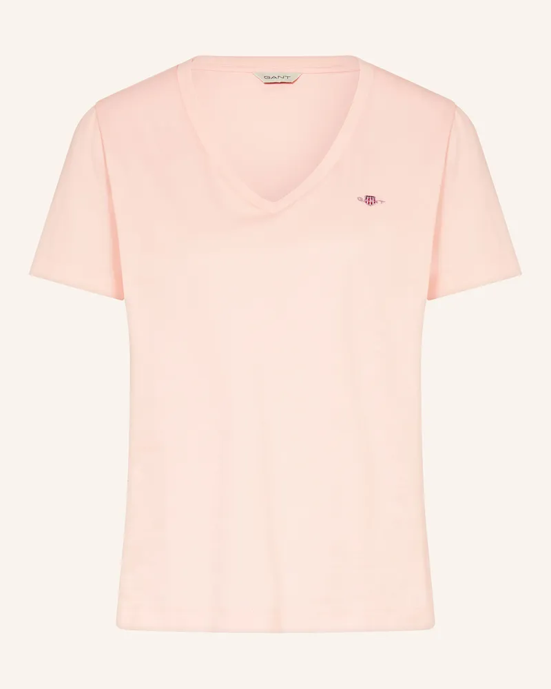 Gant T-Shirt Hellrosa