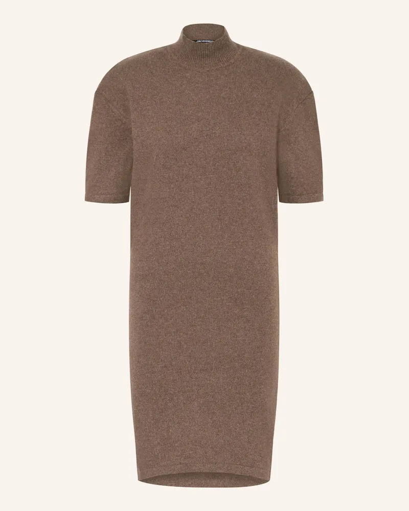 Jacquemus Strickkleid La Robe Maille Castagna braun Braun