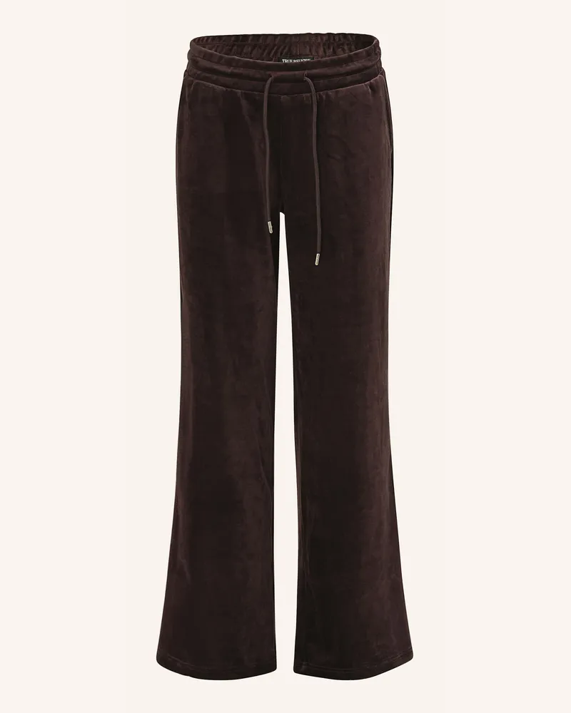 True Religion Sweatpant VELOUR CRYSTAL Braun