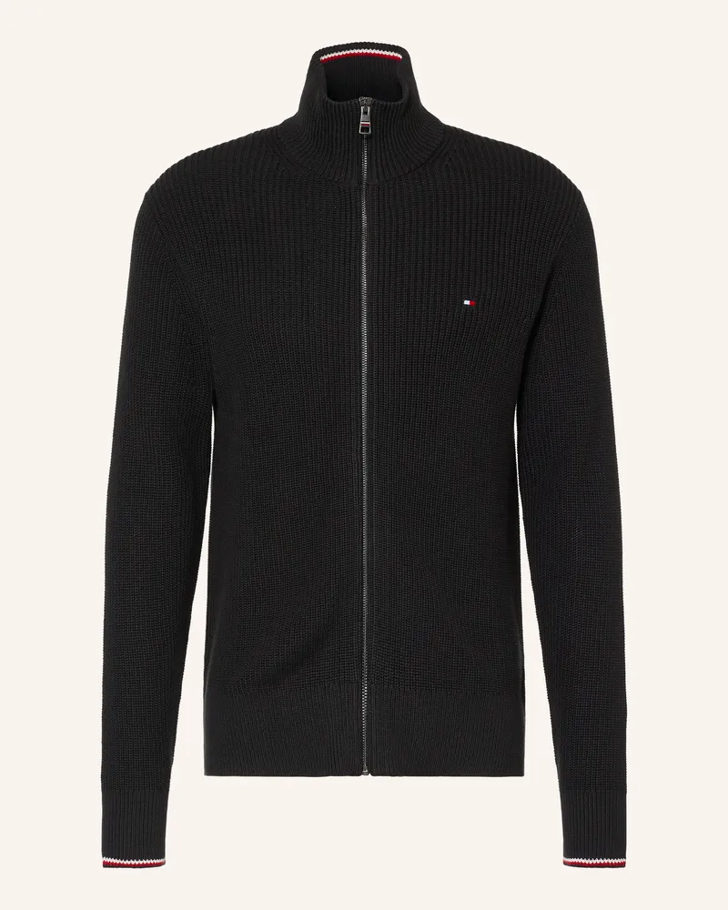 Tommy Hilfiger Strickjacke schwarz Schwarz