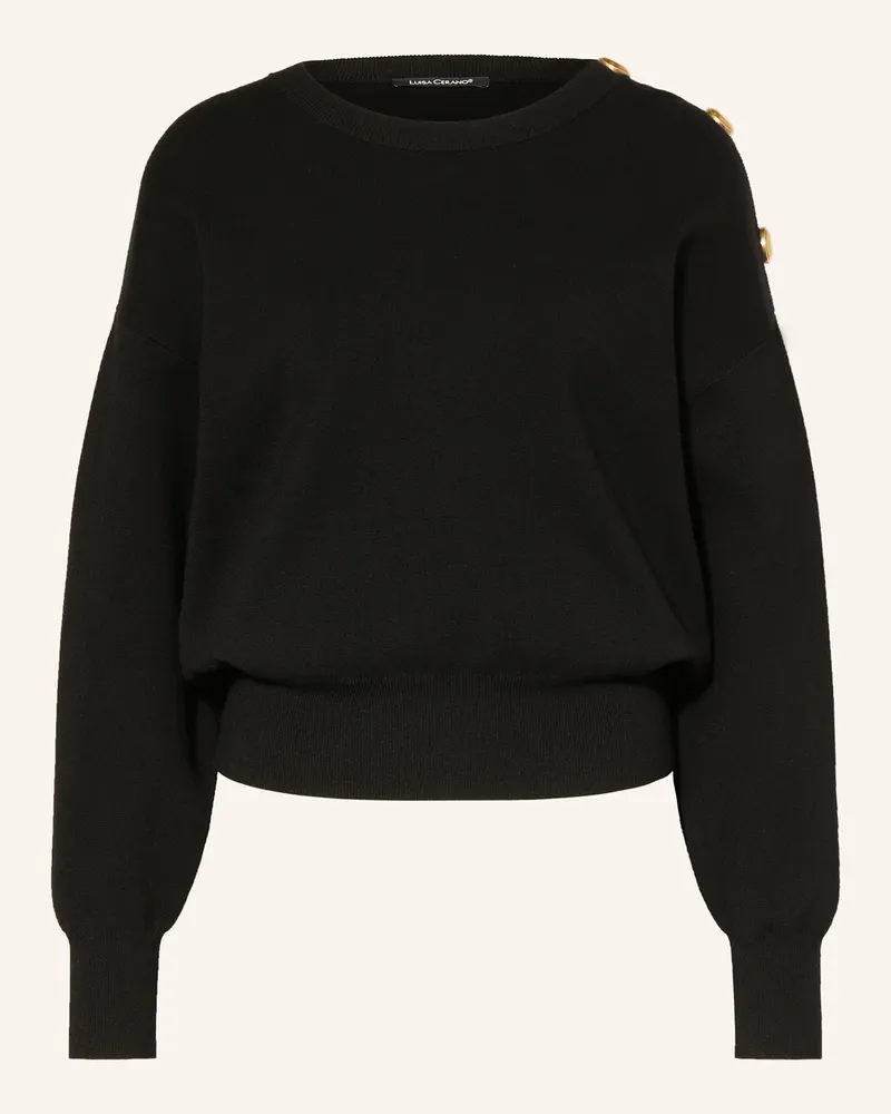 Luisa Cerano Pullover Schwarz