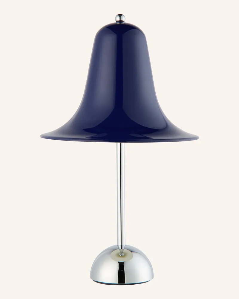 Verpan Tischleuchte Pantop blau Dunkelblau