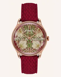 August Berg Armbanduhr Morris & Co Rot