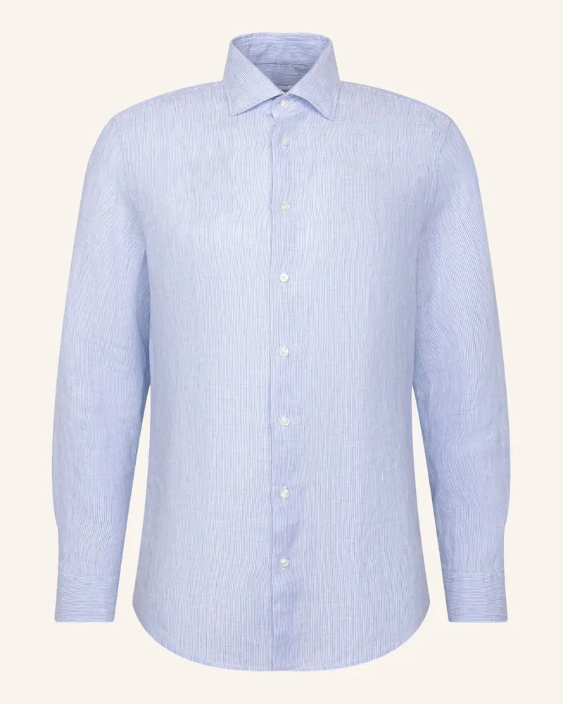 Seidensticker Leinenhemd Slim Fit blau Blau