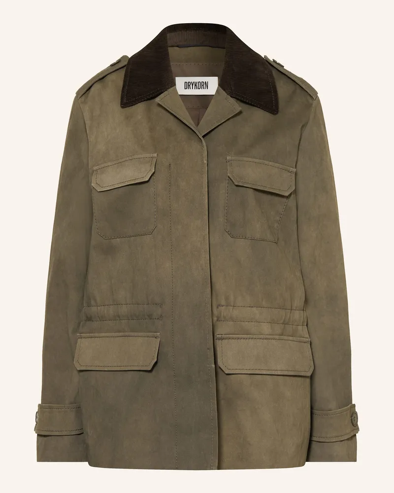 Drykorn Kastenjacke Bodney gruen Khaki