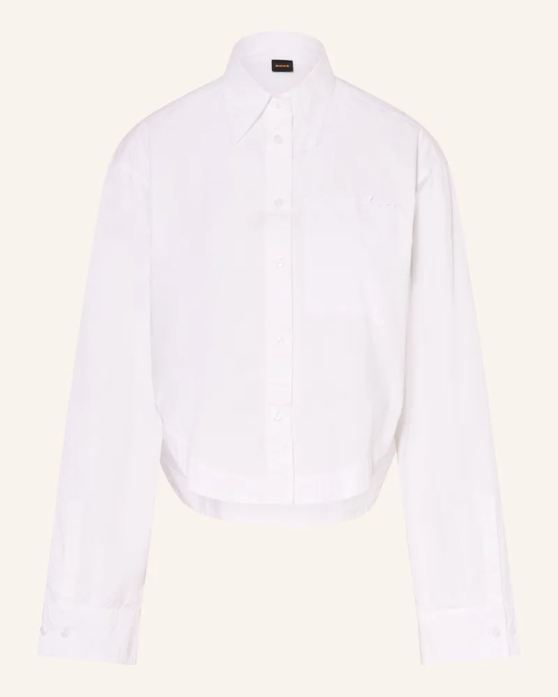 HUGO BOSS Hemdbluse BOSKOTA Weiss