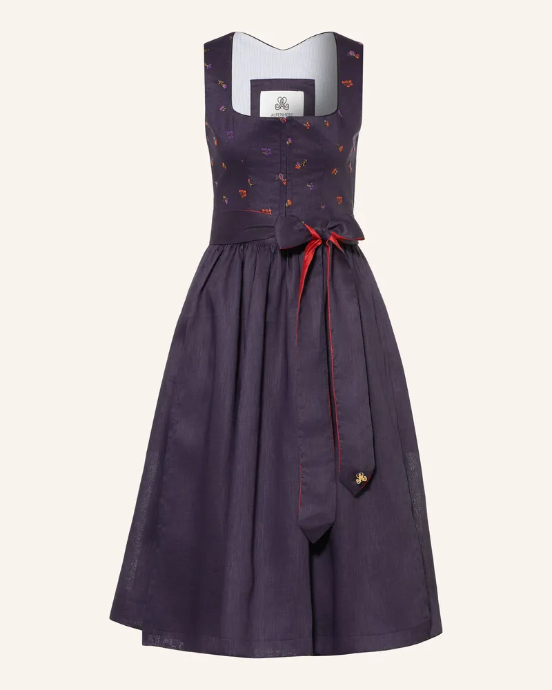 AlpenHERZ Leinendirndl Nathalie blau Dunkelblau