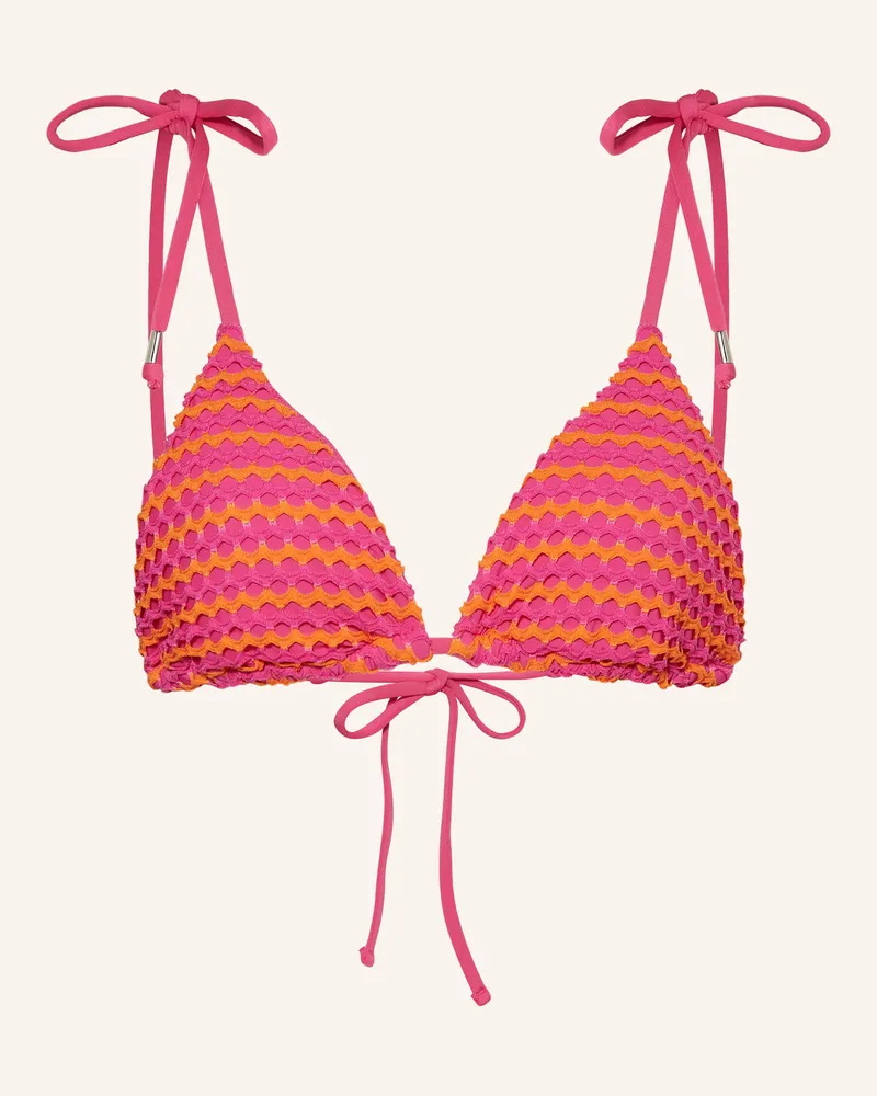 Seafolly Australia Triangel-Bikini-Top MESH EFFECT Pink