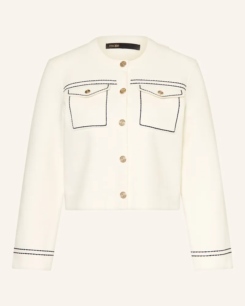Maje Strickjacke Ecru