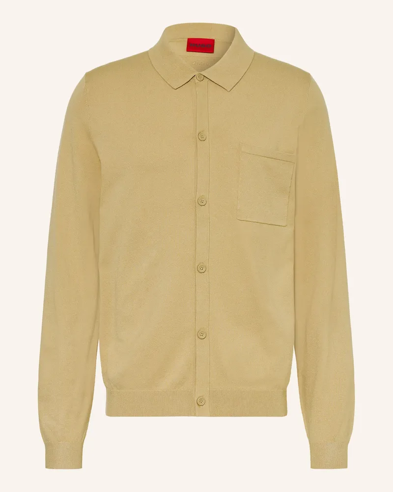 HUGO BOSS Strickjacke San Jordan beige Beige