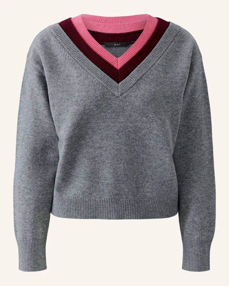 Oui  Pullover grau Grau