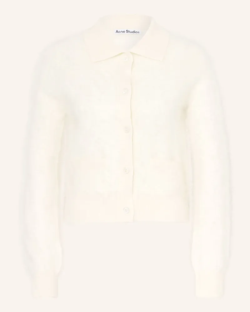Acne Studios Strickjacke Aus Cashmere weiss Ecru