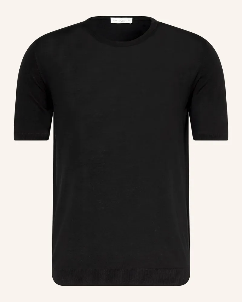 Roberto Collina Strickshirt Schwarz