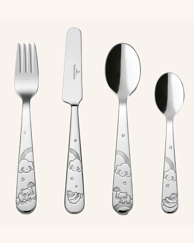 Villeroy & Boch Kinderbesteck 4tlg. Walk Like An Elephant silber Silber