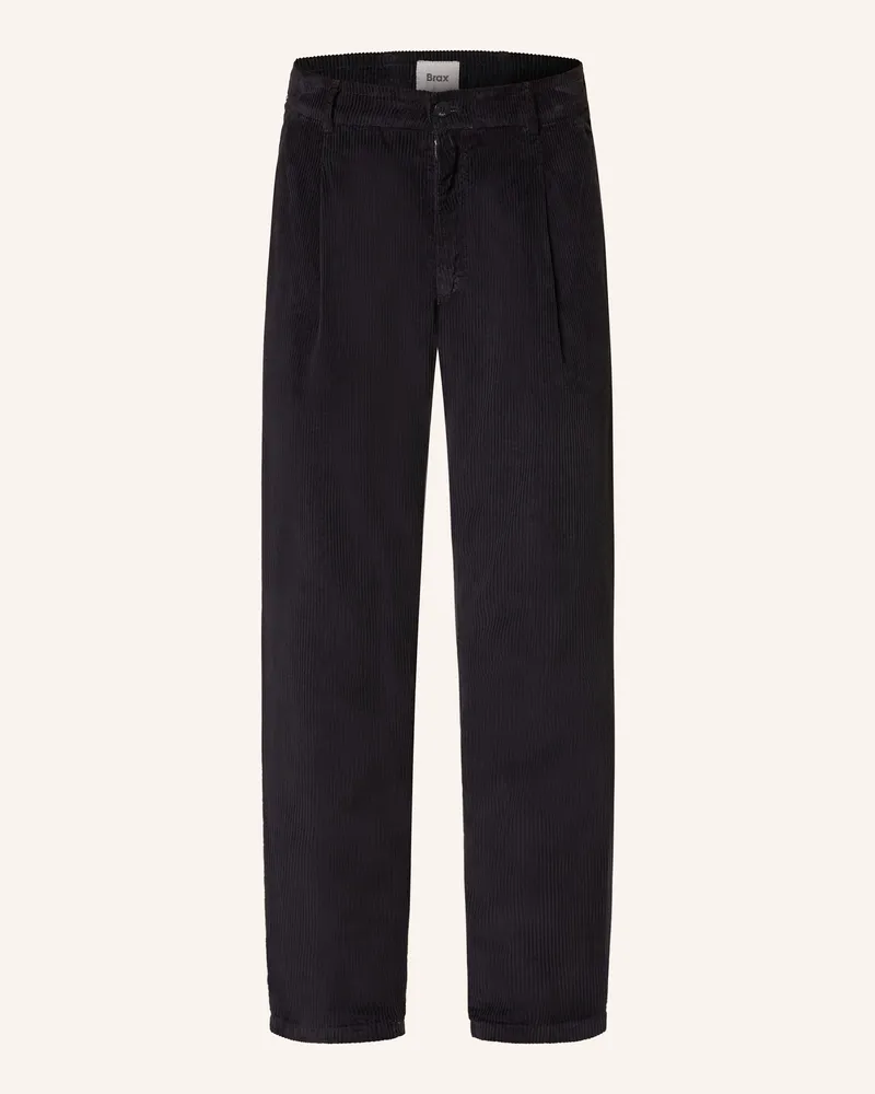 Brax Cordhose TINO Relaxed Tapered Fit Dunkelblau