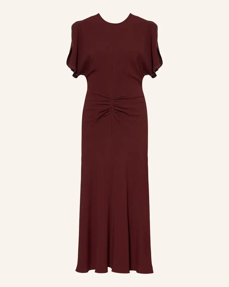 Victoria Beckham Abendkleid rot Dunkelrot