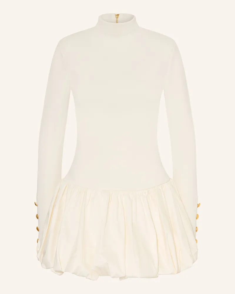 Aje. Kleid Elodi Im Materialmix weiss Creme