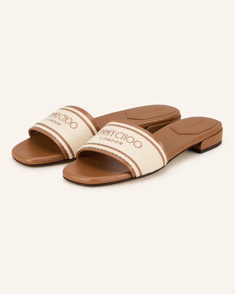 Jimmy Choo Pantoletten JOA Ecru