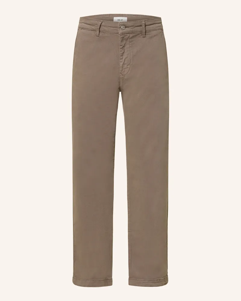 NN 07 Chino Aden Regular Fit braun Taupe