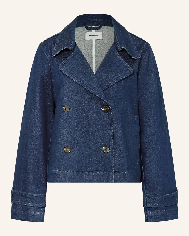 More & More Jeansjacke Dunkelblau