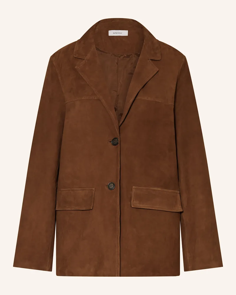 Darling Harbour Lederblazer Braun